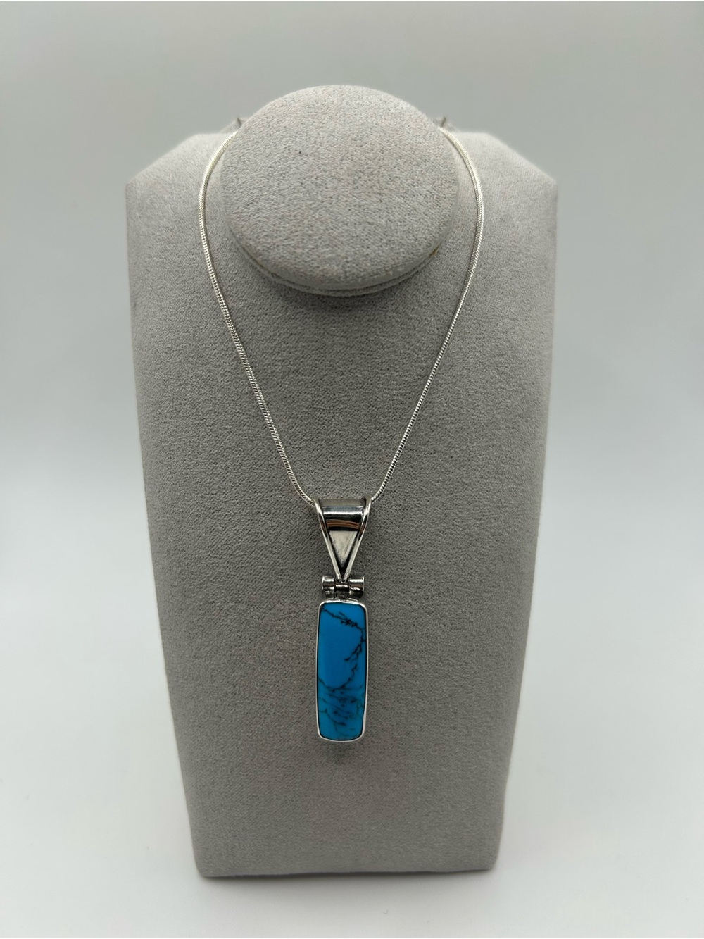 #212302-092626 925 sterling silver turquoise mexico necklace